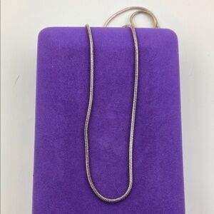 💛 Elegant 925 Silver Snake Chain Necklace